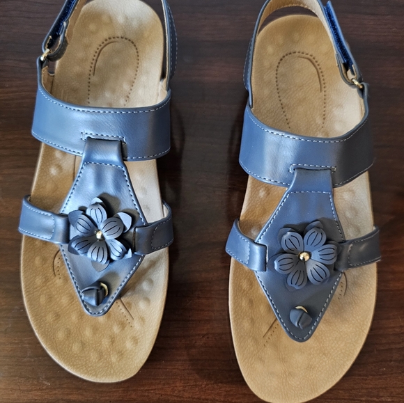 Womens orthotic arch support flip flop sandals - Picture 5 of 14